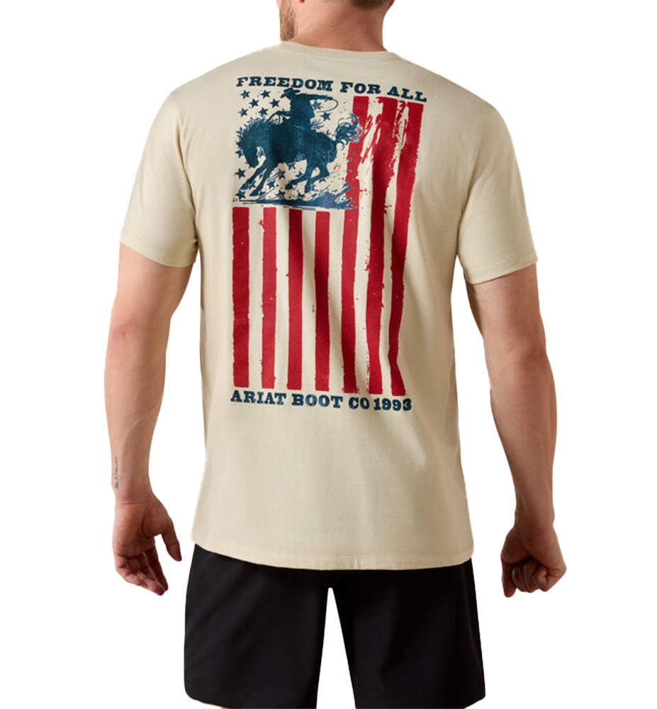 Ariat Men's Split Freedom Painted Classic Fit T-Shirt