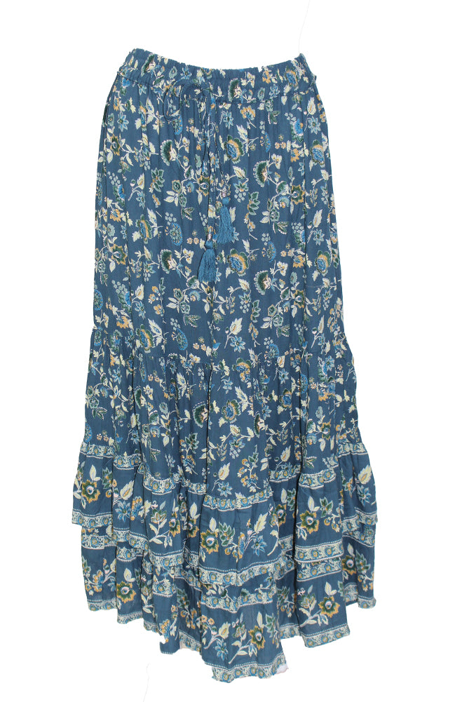 Lola P Skirt Floral Tassel