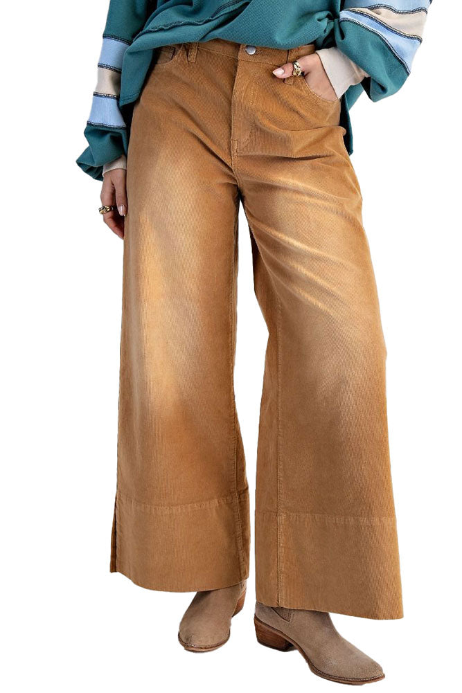 Easel Stretch Baby Corduroy Wide Leg Pants