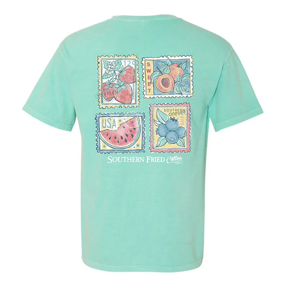 Southern Fried Cotton Women's Sweet Stamps T-Shirt