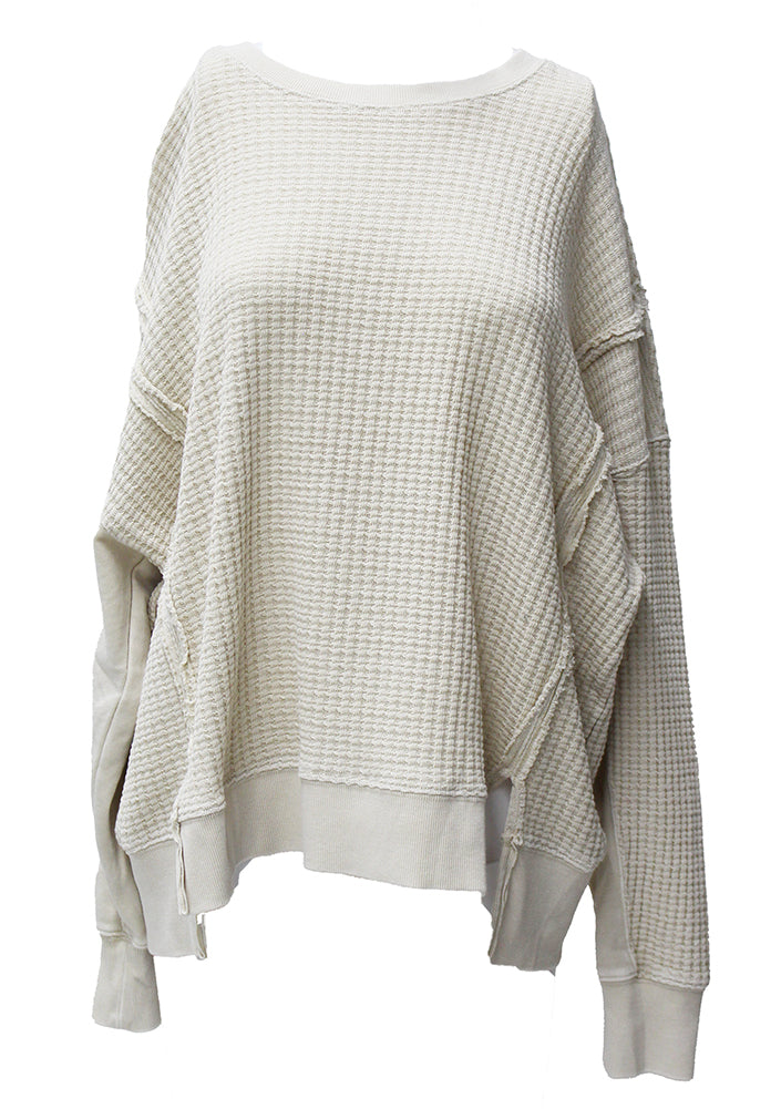 Easel Mineral Washed Thermal Pullover