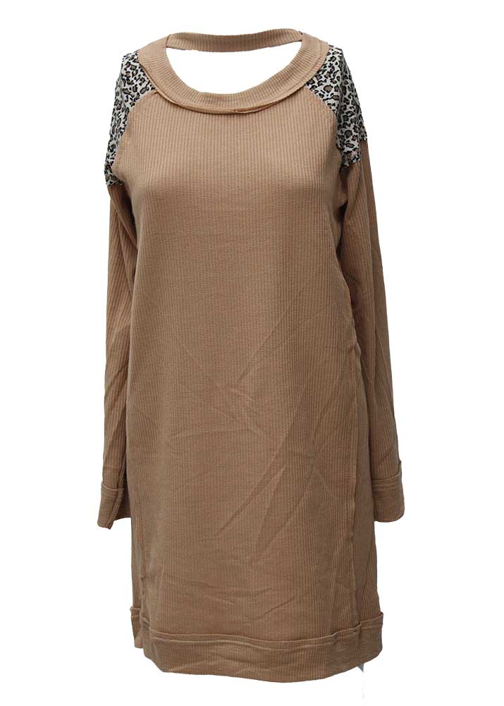 Umgee USA Long Sleeve Tunic Dress