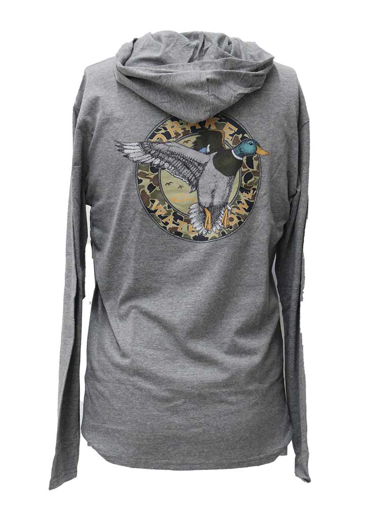 Drake Circle Mallard Long Sleeve Graphic Hoodie T-Shirt