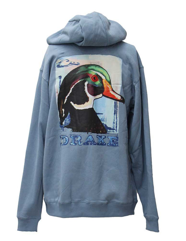 Drake Watercolor Wood Duck Hoodie