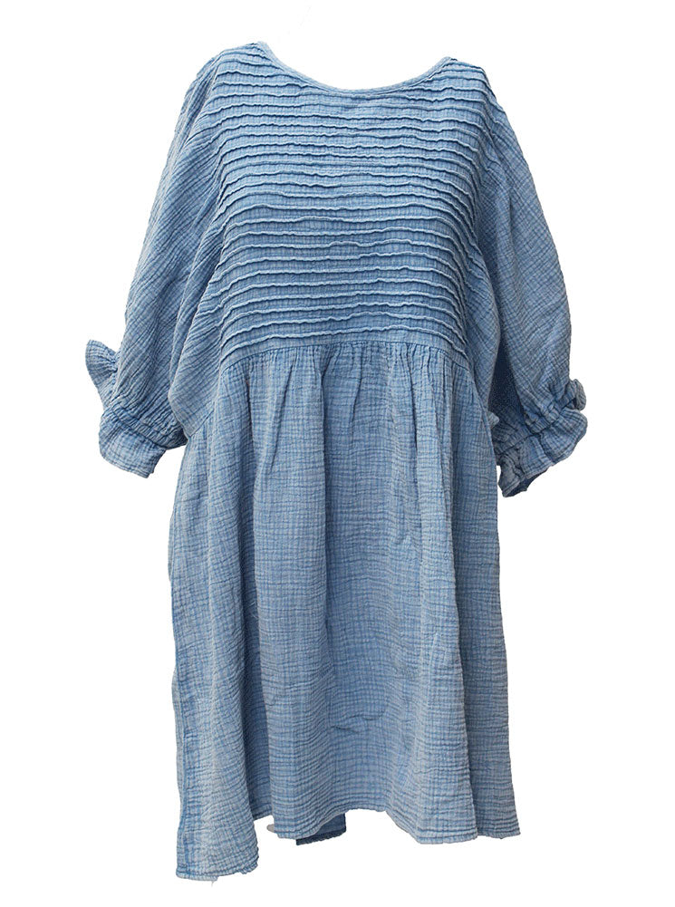 Easel 3/4 Gauze Dress