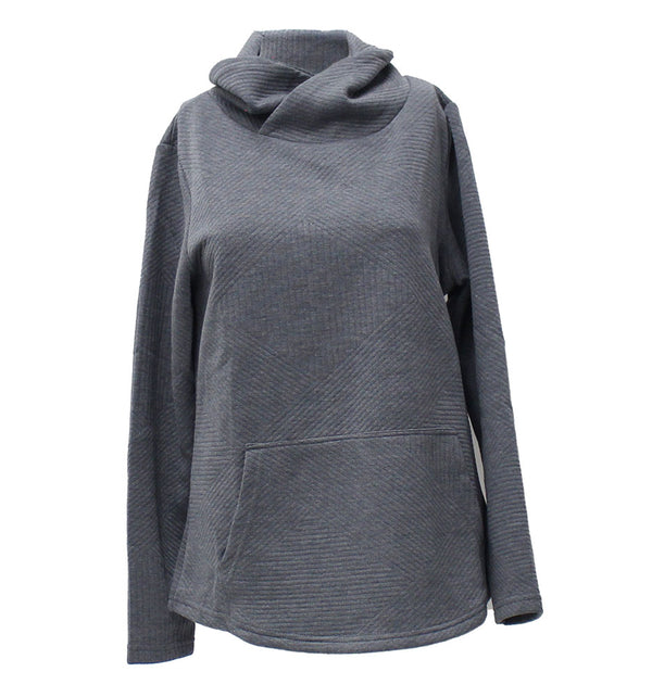 Stillwater Supply Co. Ladies Ruby Quilted Crossover Cowl Pullover