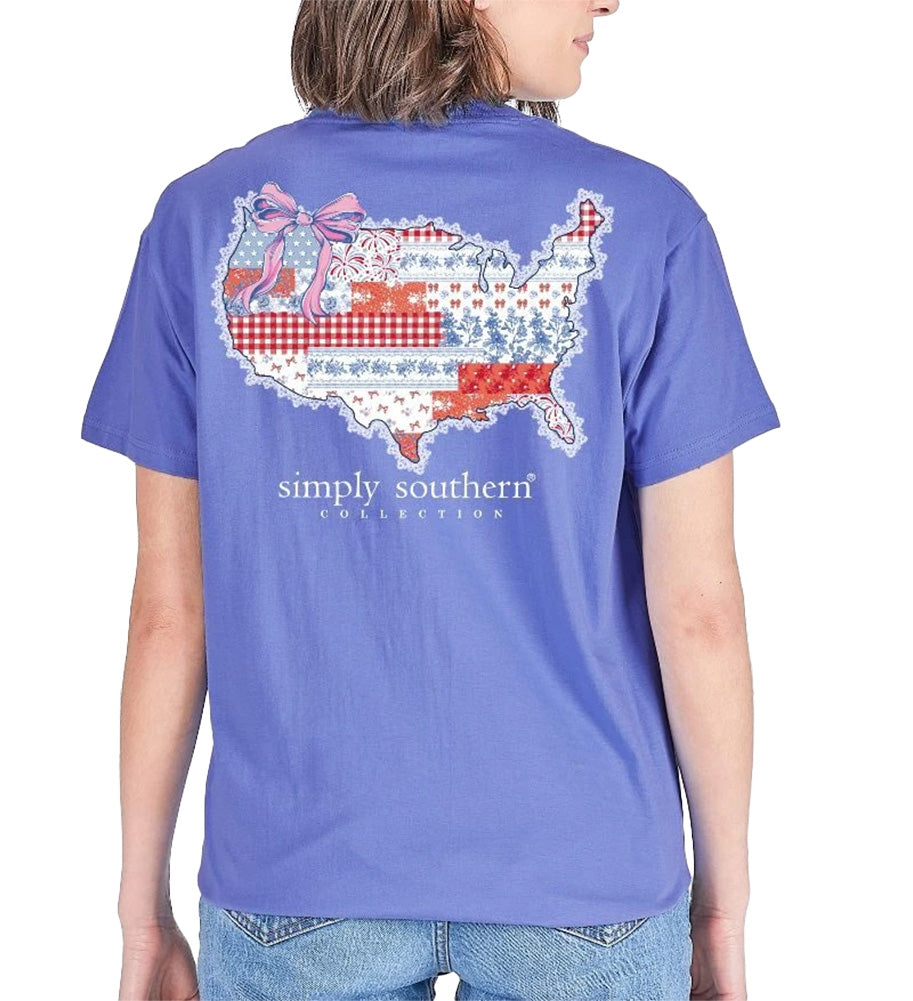Simply Southern USA Patch T-Shirt