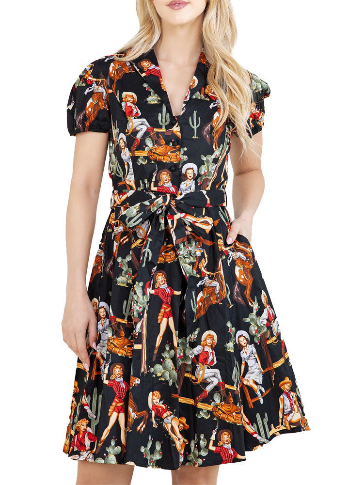 La Soul Western Print Dress