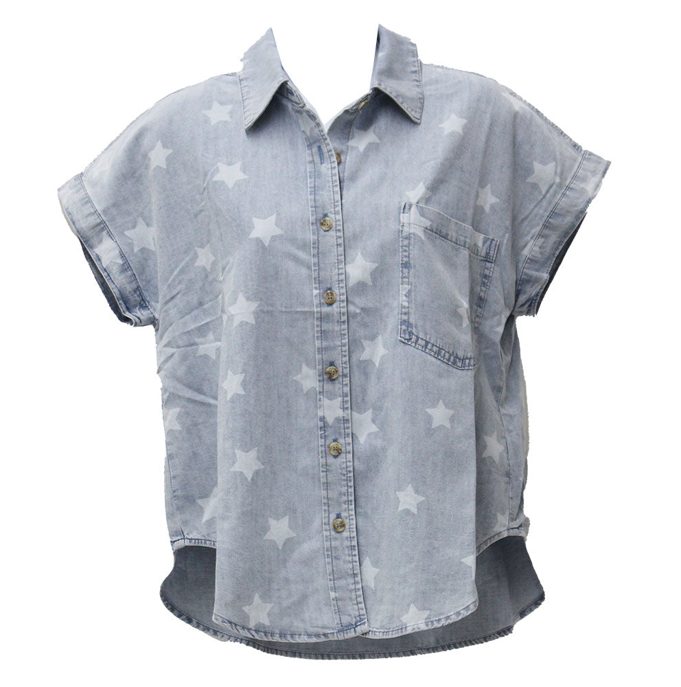 J.O.A. Star Button Up