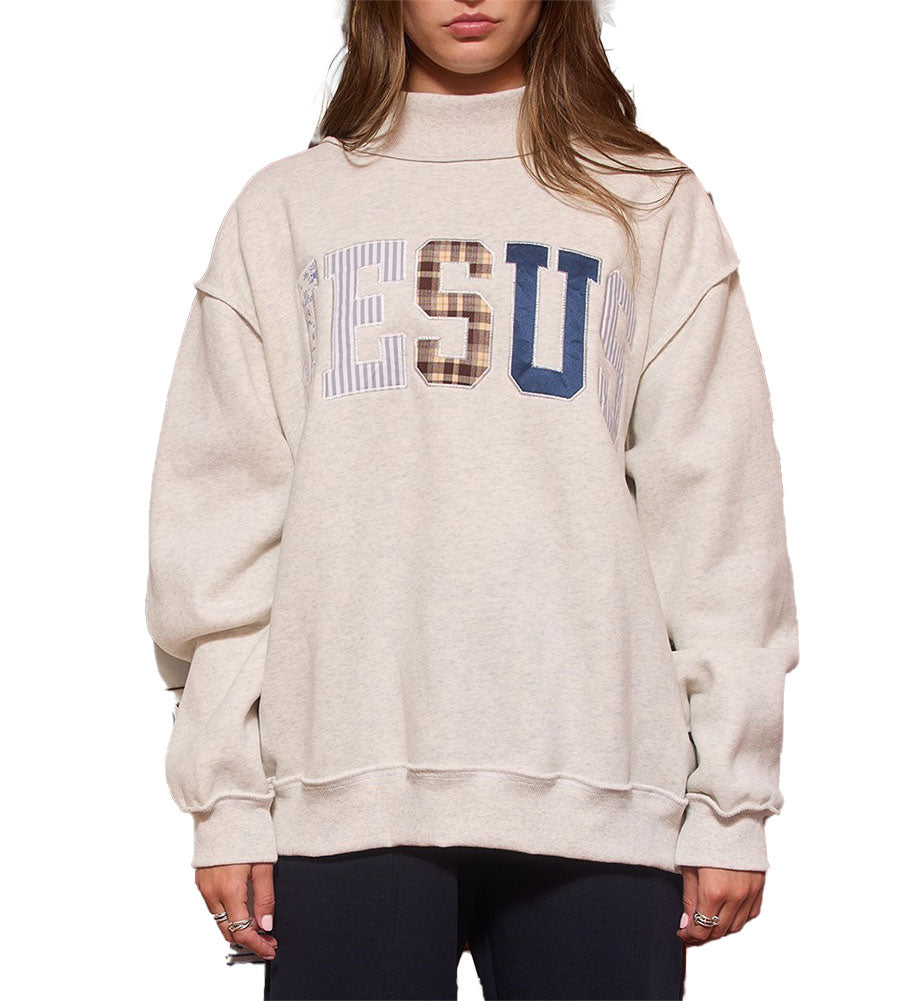Bucketlist Inc. Jesus Embroidered Sweatshirt