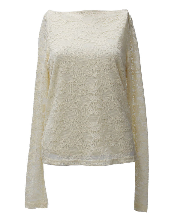One 5 One Women's Long Sleeve Lace Top