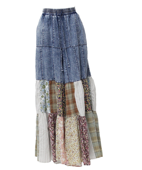 Blue Velvet Women's Patch Flow Pants