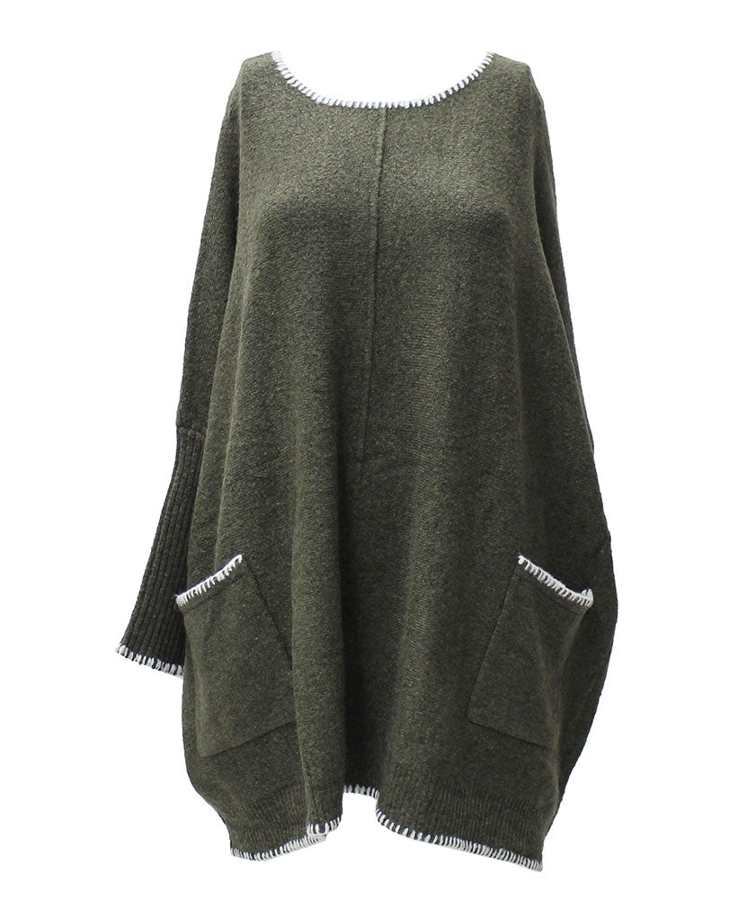 Original USA Women's Whipstitch Pullover Sweater