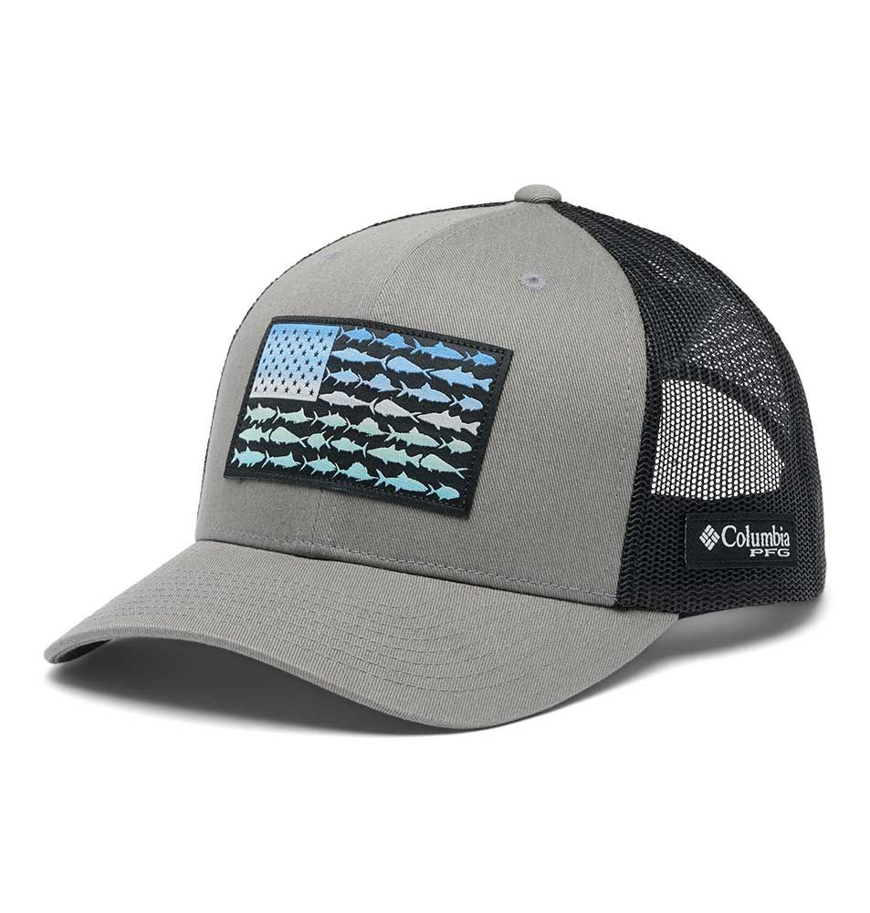 Columbia Sportswear PFG Fish Flag Mesh Snap Back
