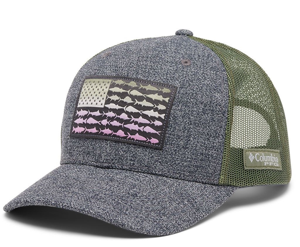 Columbia Sportswear PFG Fish Flag Mesh Snap Back
