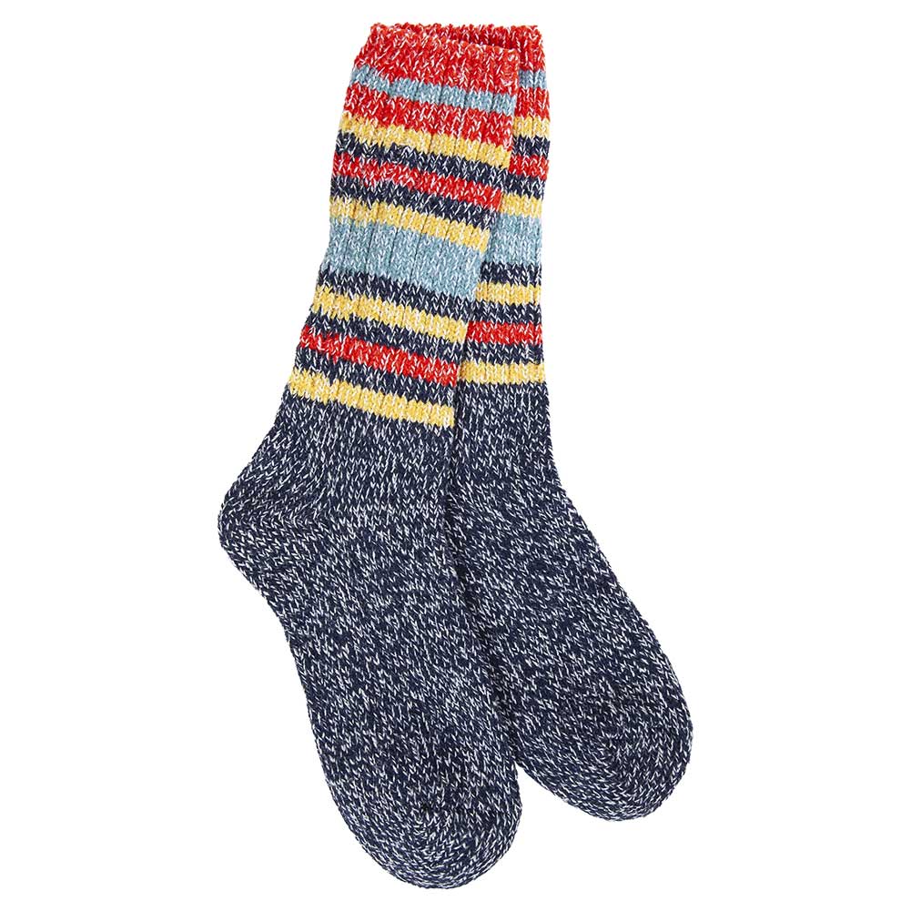 Worlds Softest Socks Weekend Ragg Crew Stripe