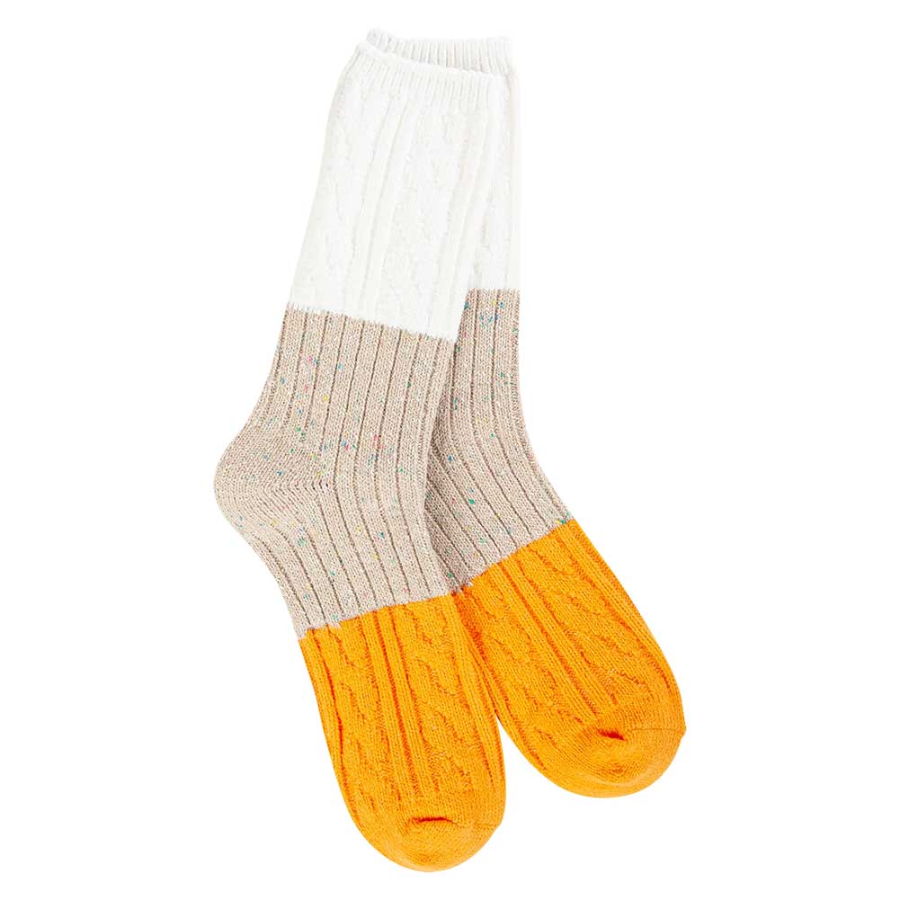 Worlds Softest Socks Confetti Cable Crew