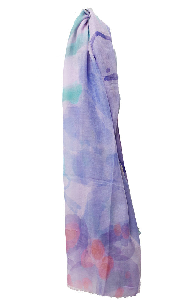 Joy Susan Abstract Daisy Scarf