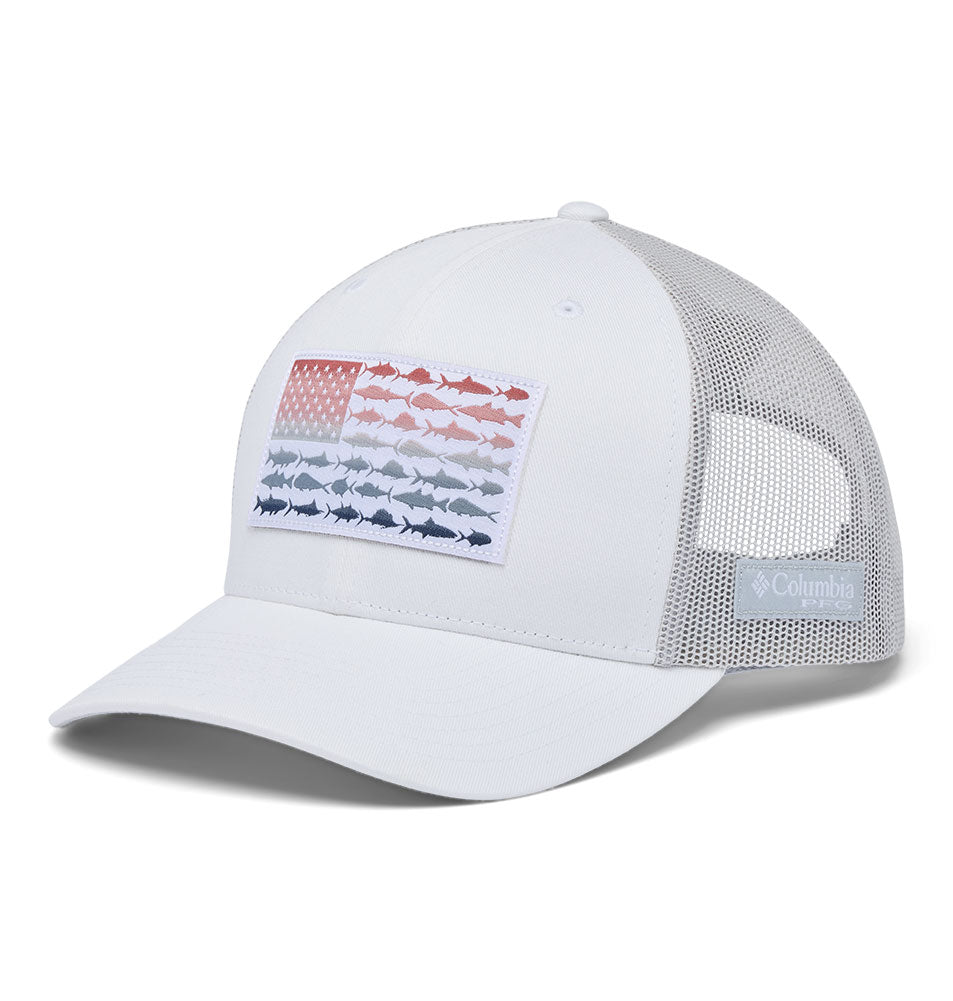 Columbia Sportswear PFG Fish Flag Mesh Snap Back