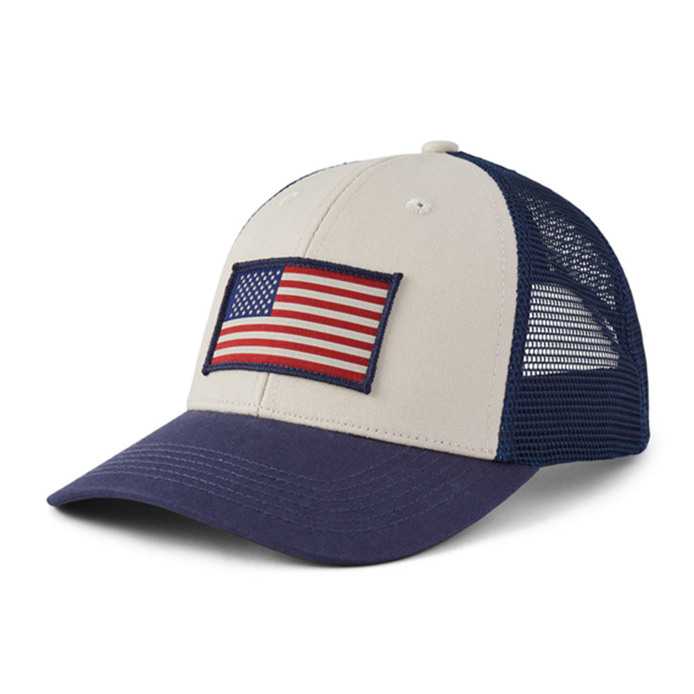 Life Is Good Flag Hat