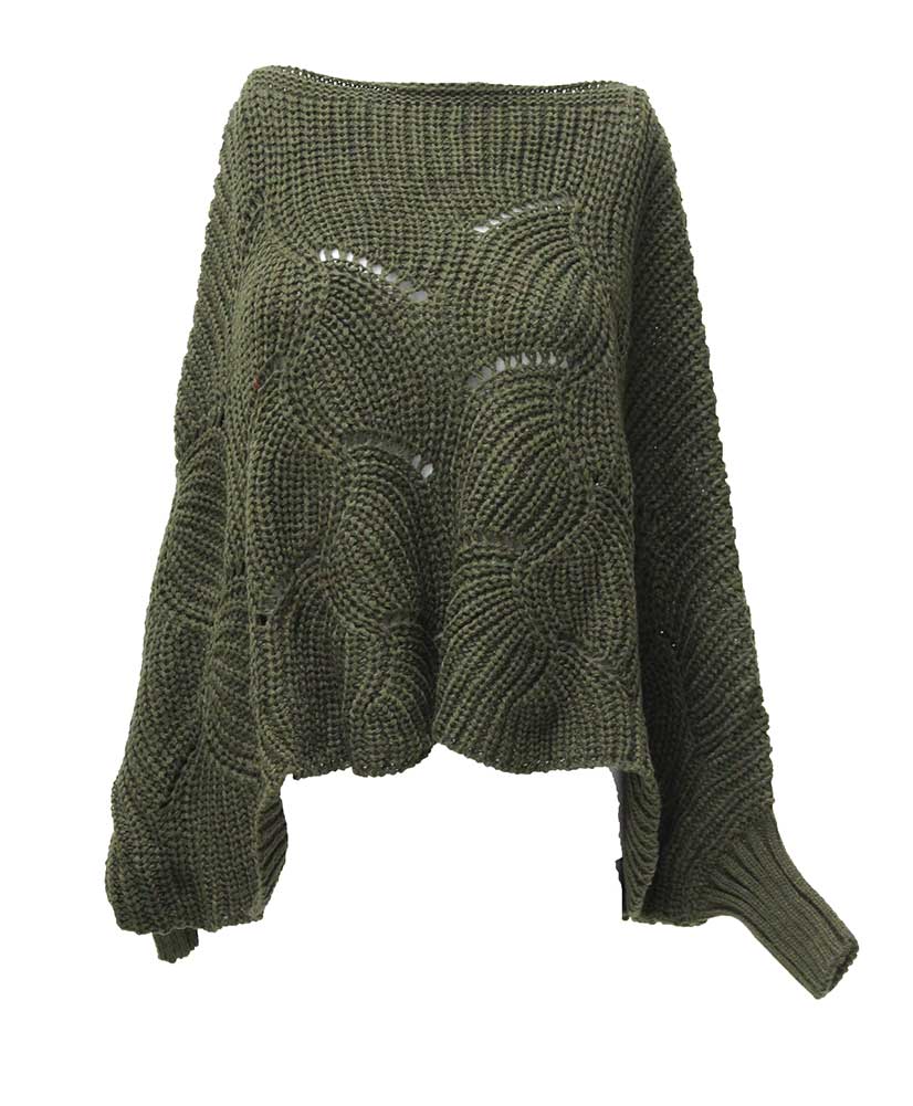 Magic Scarf Sweater Poncho