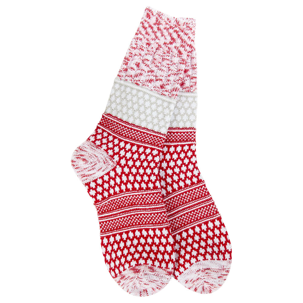 Worlds Softest Socks Holiday Gallery Textured Crew Socks