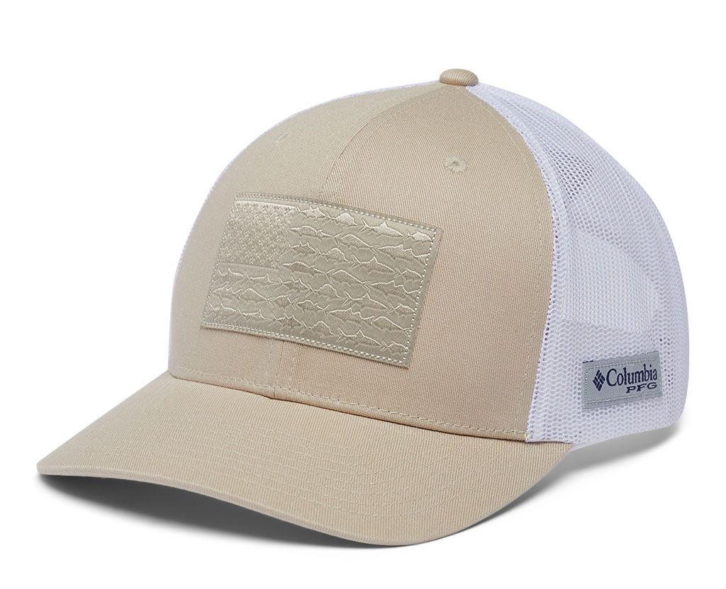 Columbia Sportswear PFG Fish Flag Mesh Snap Back