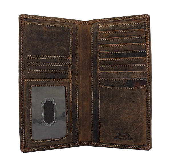 Jack Bull Leathers RFID Bi-Fold Leather Wallet