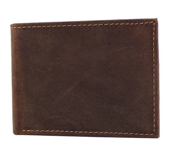 Paul And Taylor RIFD Bi-Fold Leather Wallet