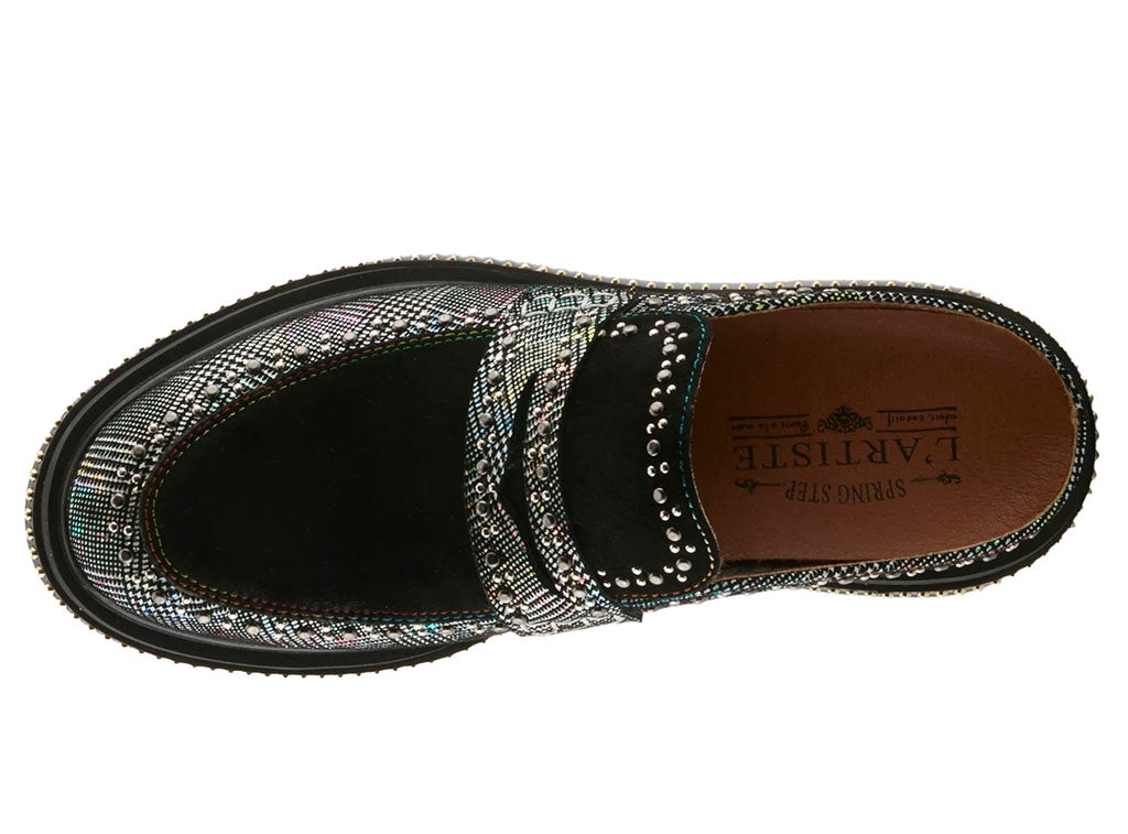 L'Artiste Women's Clogona Platform Penny Mule