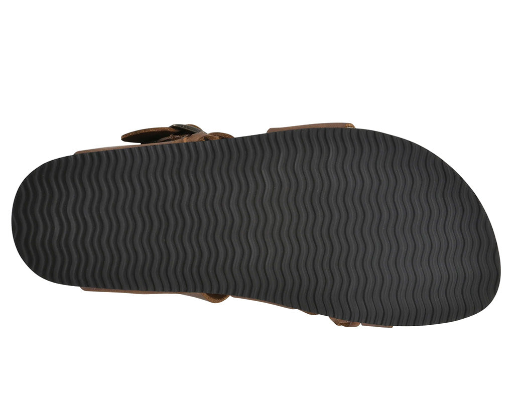 White Mountain Women's Hazy Braided Toe Loop Slide Sandal