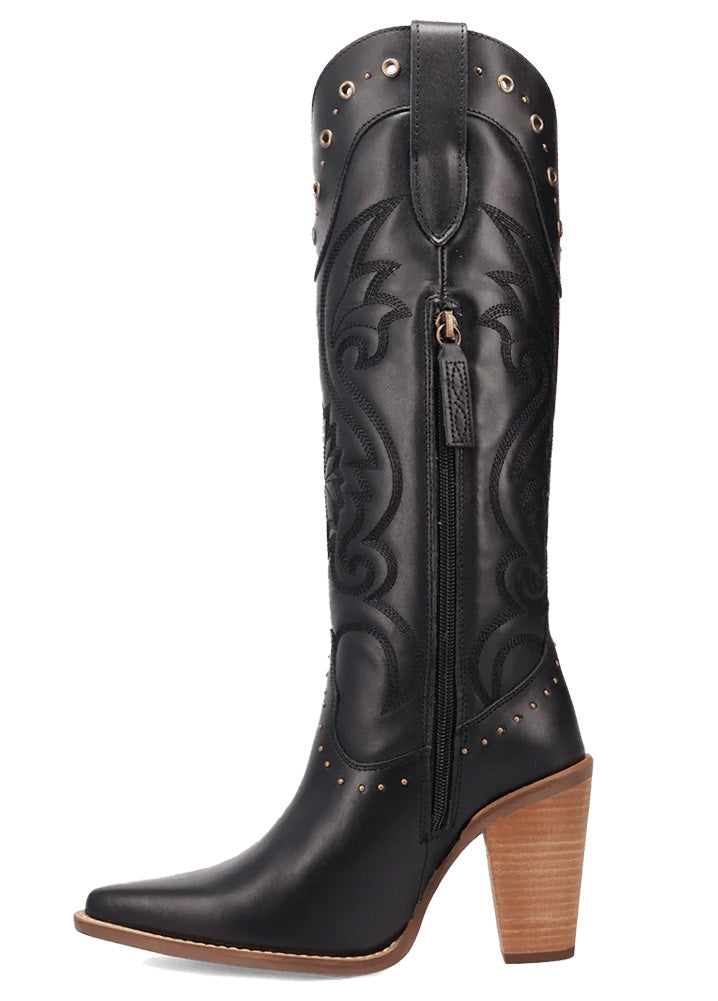 Dingo Women's Rock N' Rebel Studded Heeled Western Boot