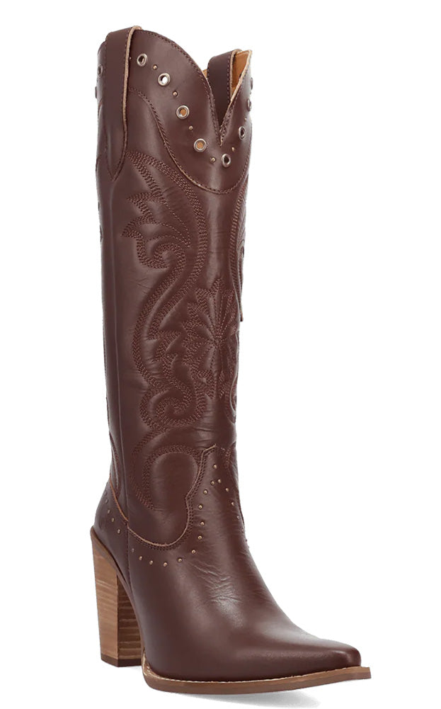 Dingo Women's Rock N' Rebel Studded Heeled Western Boot