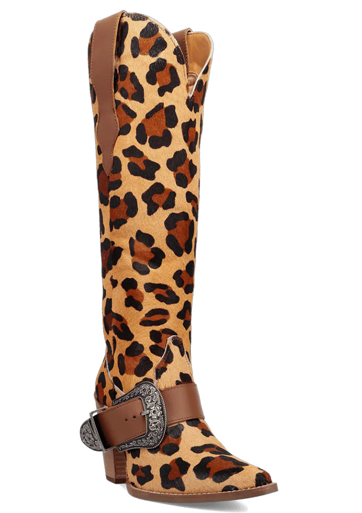 Dingo Women's Spur Crazy Leather Tall Western Boot