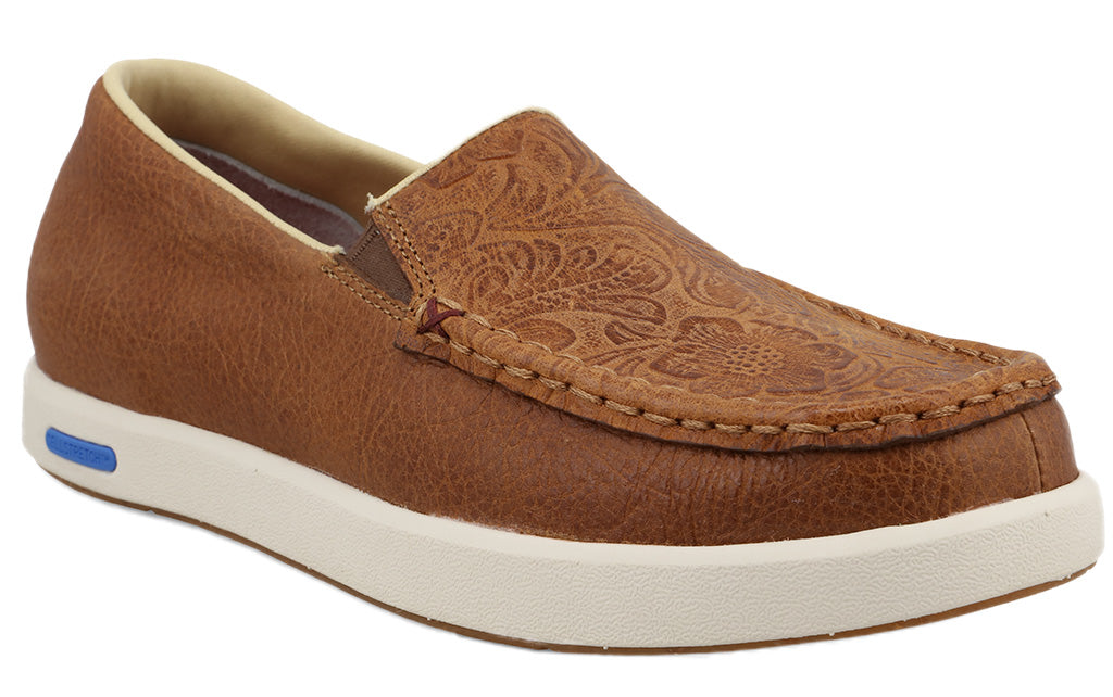 Twisted X Women's Slip-0n UltraLite X Tooled Rice Husk CellStretch