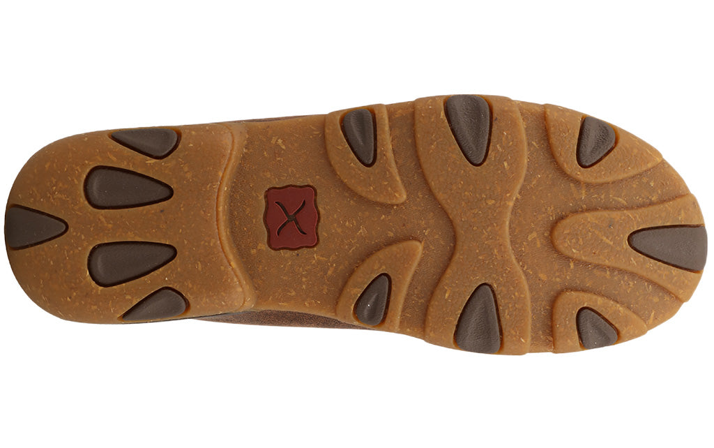 Twisted X Women's Boat Driving Moc Leather Rice Husk