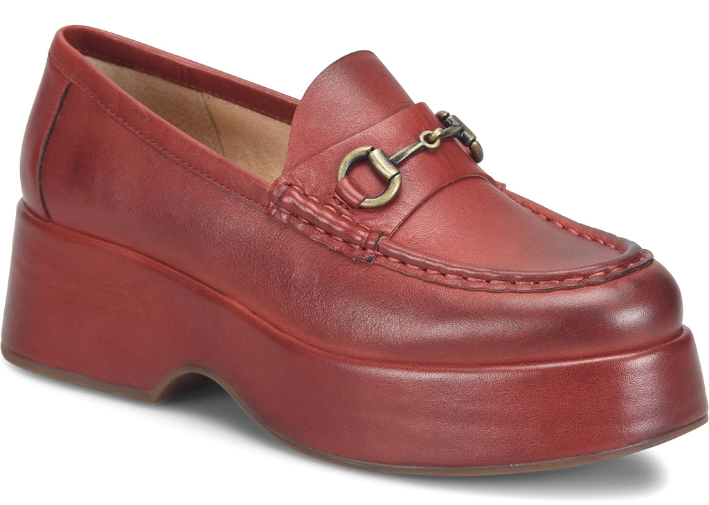 Kork-Ease Women's Parson Moc Toe Platform Bit Loafer