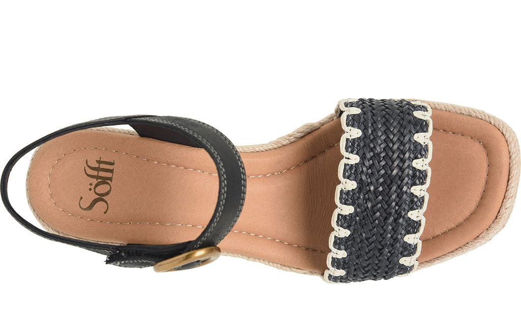 Sofft Women's Inez Slip-Resistant Espadrille Wedge Sandal