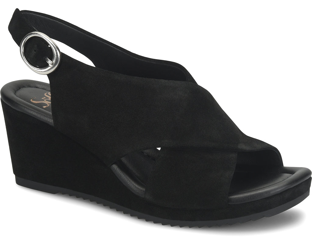 Sofft Women's Isabeth Slip-Resistant Slingback Wedge Sandal