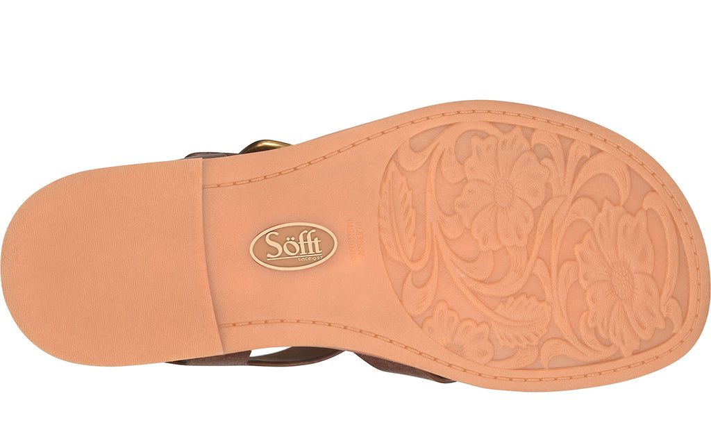 Sofft Women's Nancy Slip-Resistant Criss-crossing Flat Sandals