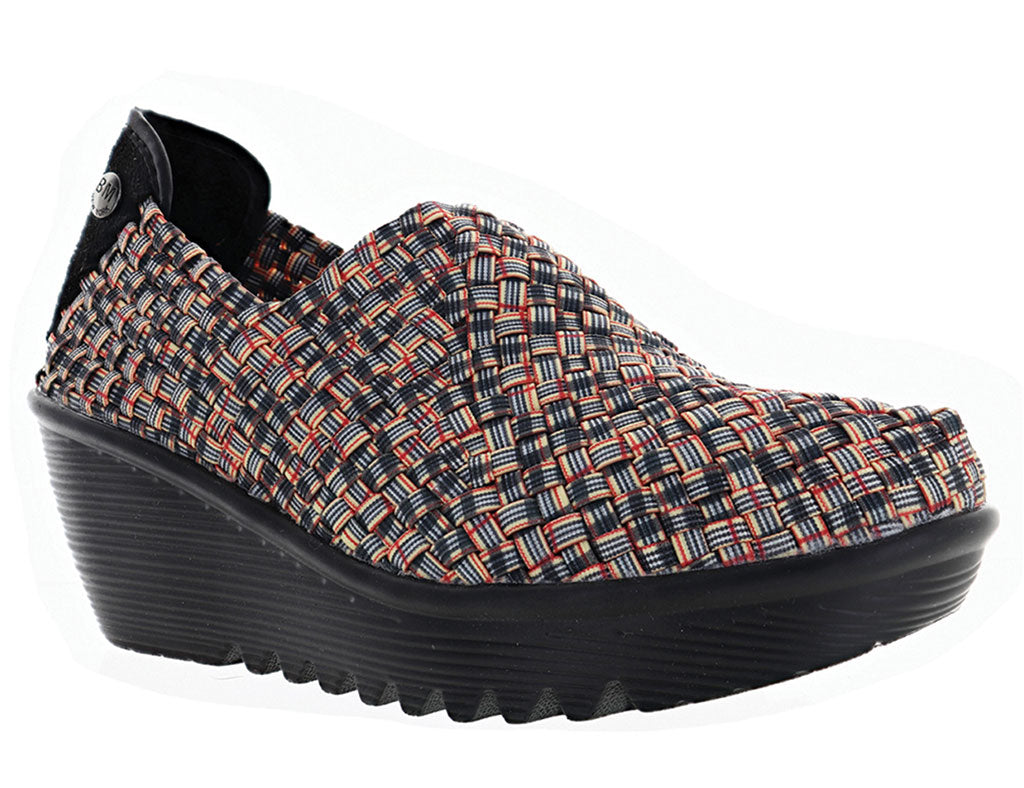 Bernie Mev Women's Gem Woven Mary Jane Wedge