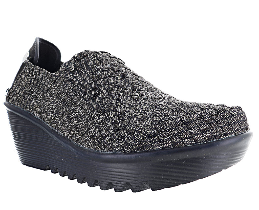 Bernie Mev Women's Gem Woven Mary Jane Wedge