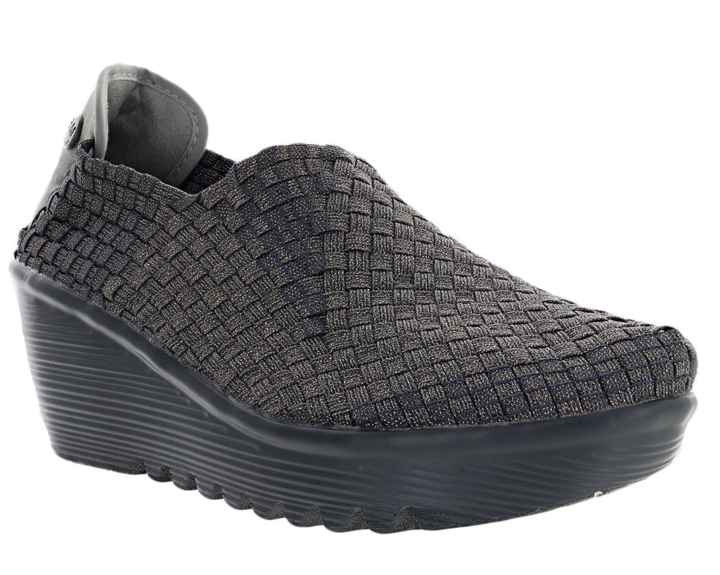 Bernie Mev Women's Gem Woven Mary Jane Wedge