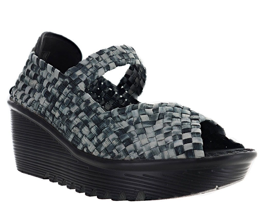 Bernie Mev Women's Halle Open Toe Mary Jane Wedge
