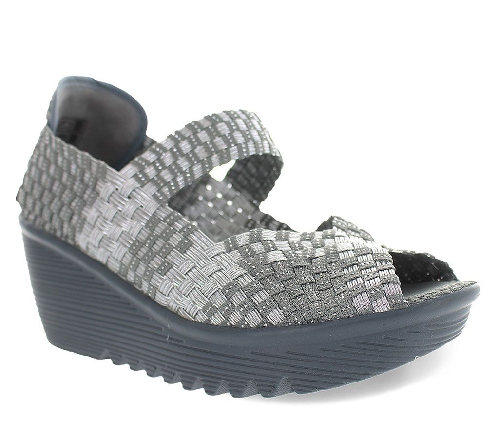 Bernie Mev Women's Halle Open Toe Mary Jane Wedge