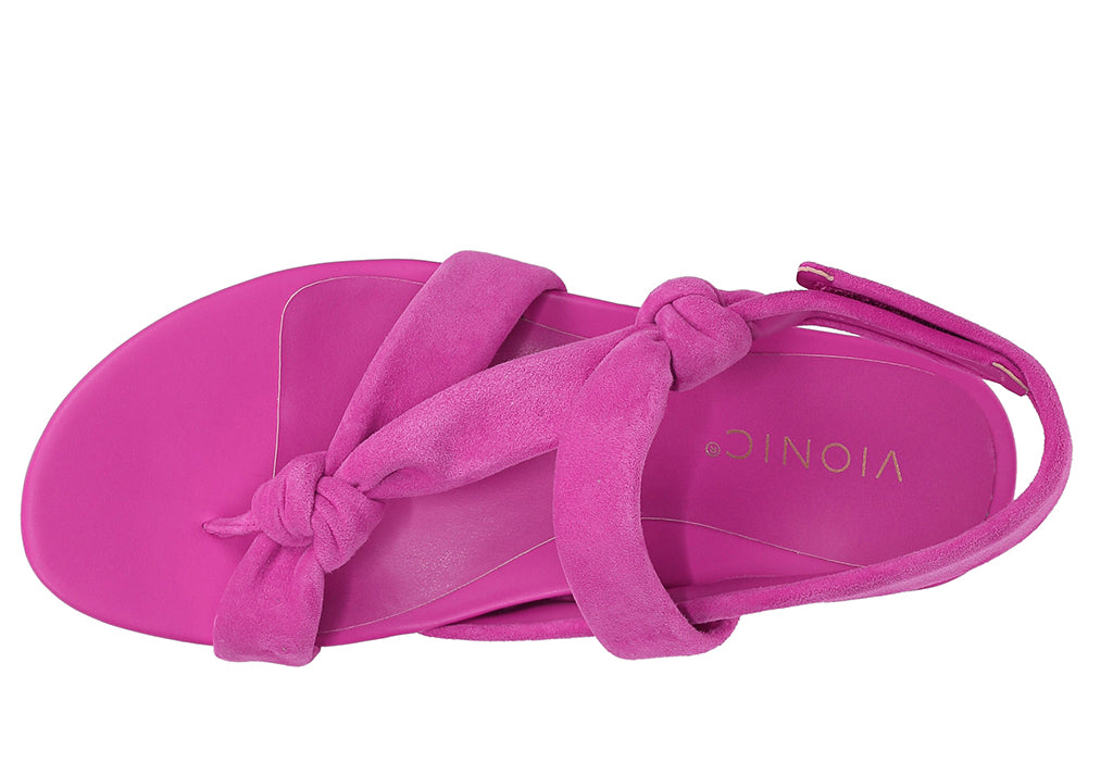 Vionic Women's Geneva Strappy Toe Post Sandal