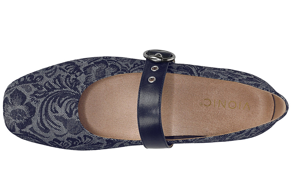 Vionic Women's Hattie Mary Jane Ballet Flat