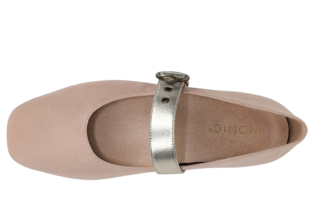 Vionic Women's Hattie Mary Jane Ballet Flat