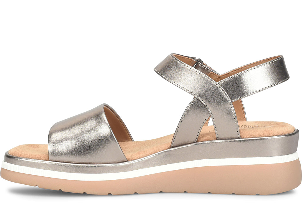 Comfortiva Women's Ash Sporty Slingback Wedge Sandal