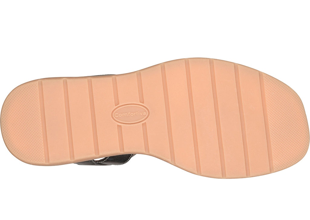 Comfortiva Women's Ash Sporty Slingback Wedge Sandal